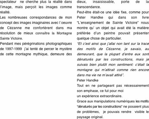 Ma recherche sur la caractéristique de l’image photographique m